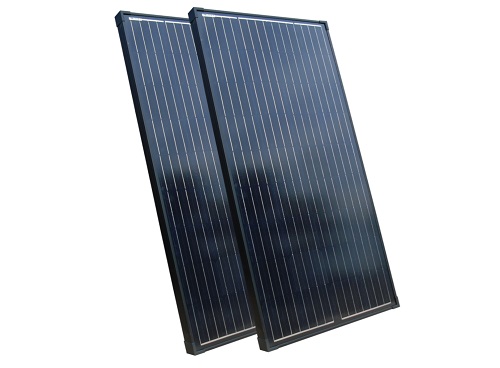 15 X 300 Watt Solaranlage Monokristallin in schwarz