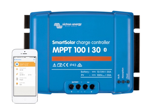 Victron Smartsolar MPPT Laderegler 100/30 30Amper 12 / 24V inklusive Bluetooth