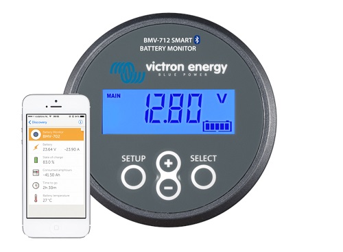 Victron Batterie Monitor BMV-712 Smart mit Meßshunt 6,5 - 95V DC
