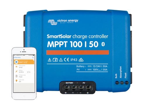 Victron Smartsolar MPPT Laderegler 100/50 50Amper 12 / 24V inklusive Bluetooth